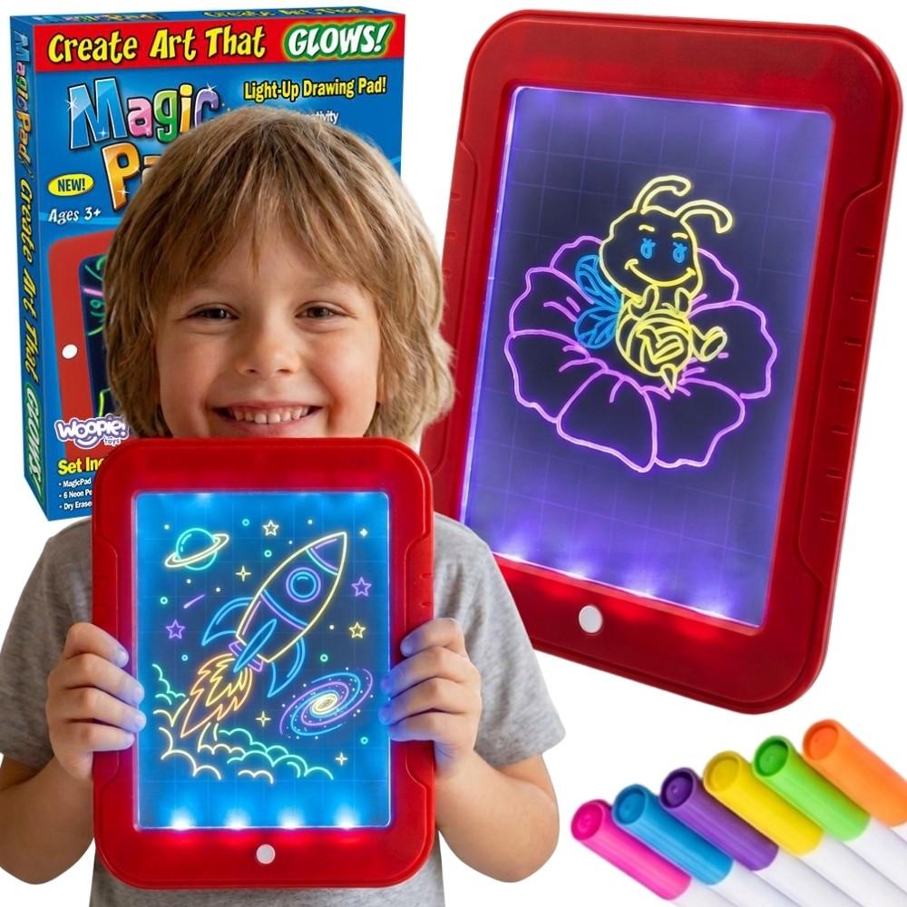 Woopie Magic Graphics Zeichentablett in Neonfarben