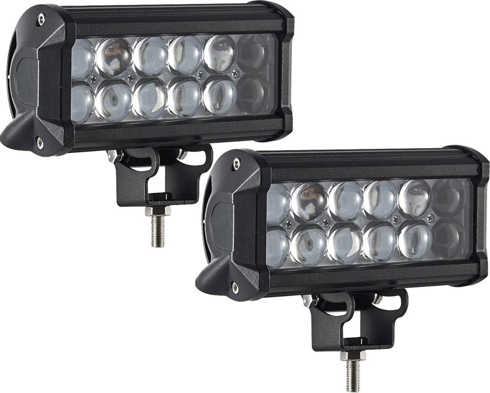 Greenmigo 2X 36W 4D 90-Grad LED Scheinwerfer Arbeitsscheinwerfer Offroad Zusatzscheinwerfer Bar Car LED Work Light Auto Arbeitsleuchte Offroad Zusatzscheinwerfer 12V 24V IP67 Schwarz ATV SUV 4WD Bar4D-36Wx2|kfl2