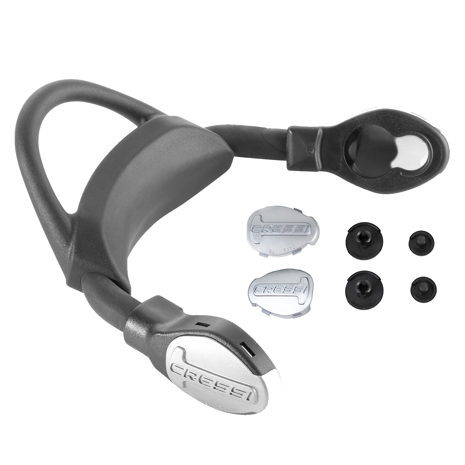 Cressi Ebs Straps - Flossen Bänder EBS (2Stück), Größe:L CRE_EBS_Straps_Frog_L