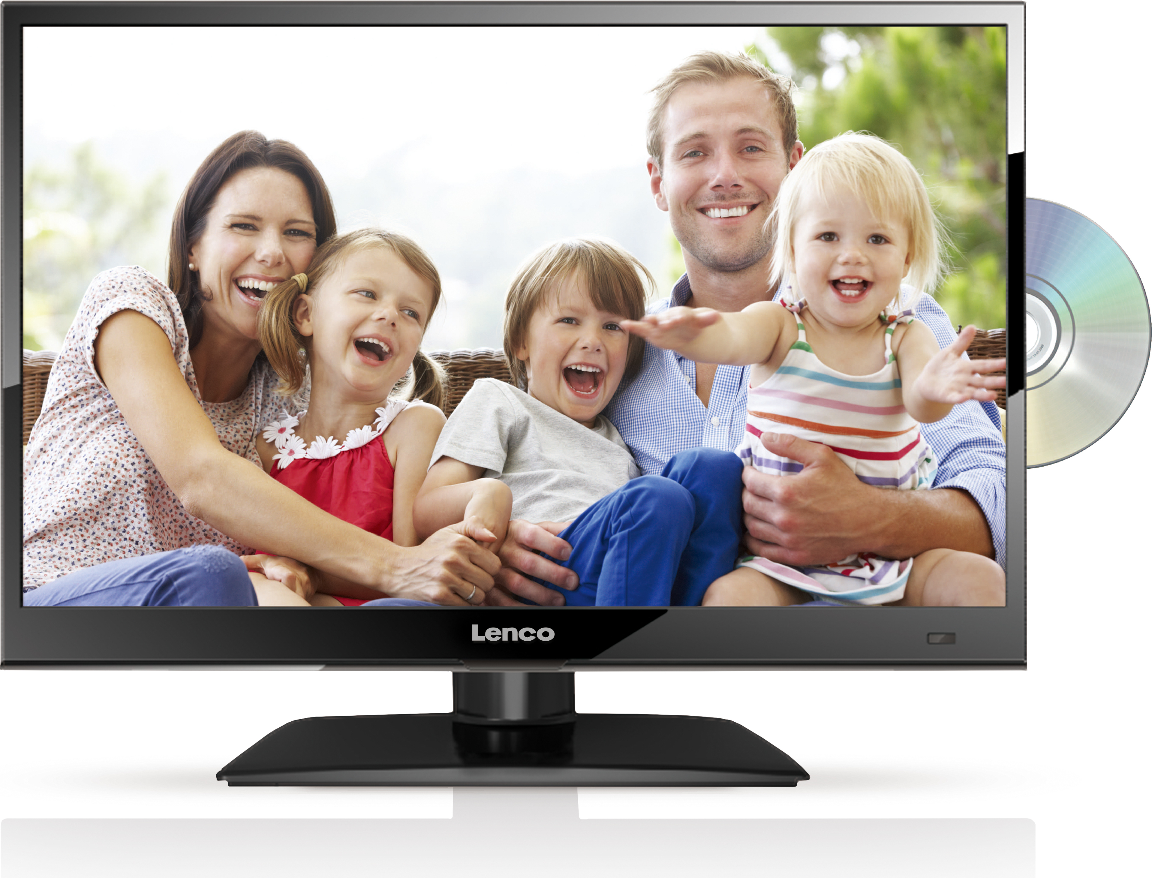 Lenco DVL-1662BK - 16-palcový (40 cm) HD-LED televízor s integrovaným DVD prehrávačom - Trojitý tuner (DVB-T/T2/S2/C) - 12 V príslušenstvo - čierny