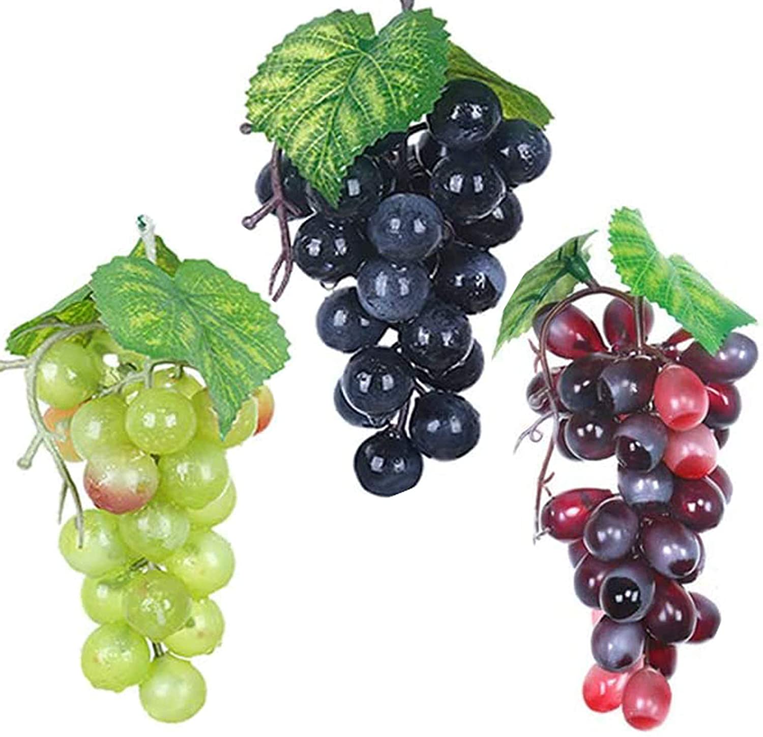Bunch Lebensechte Künstliche Trauben Kunststoff Gefälschte Obst Home/_HO