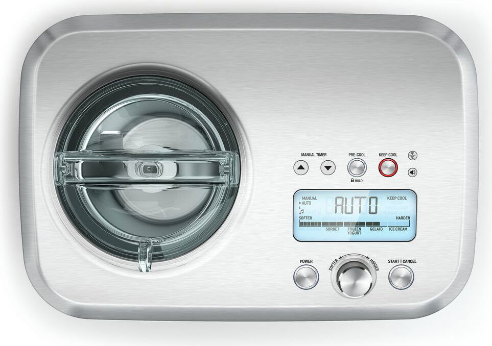 Sage Eismaschine BCI600 mit Kompressor und Kühllager, 200 Watt, 1 Liter