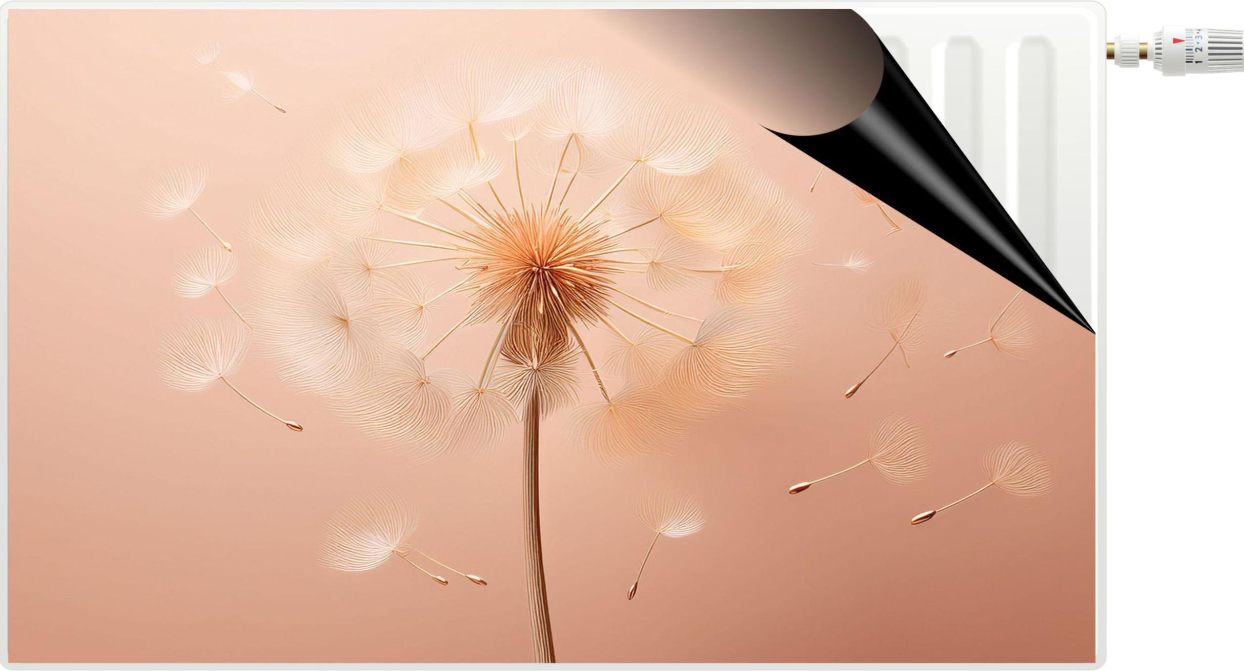 Dekoratívna mriežka radiátora Magnet na radiátor do obývačky Blowfish