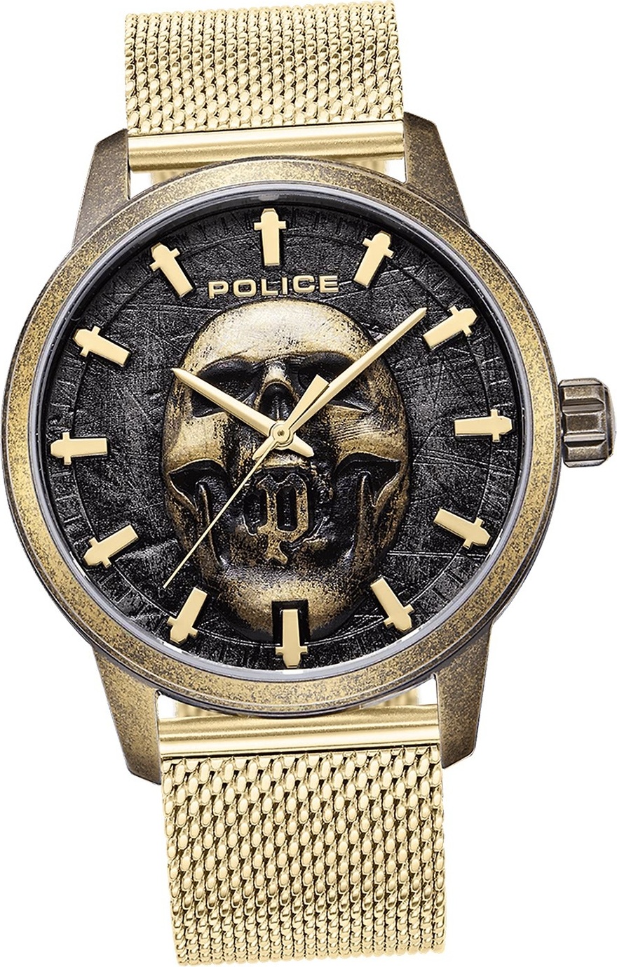 Pánske hodinky Police z nerezovej ocele Police Raho náramkové hodinky D2UPOG0005504