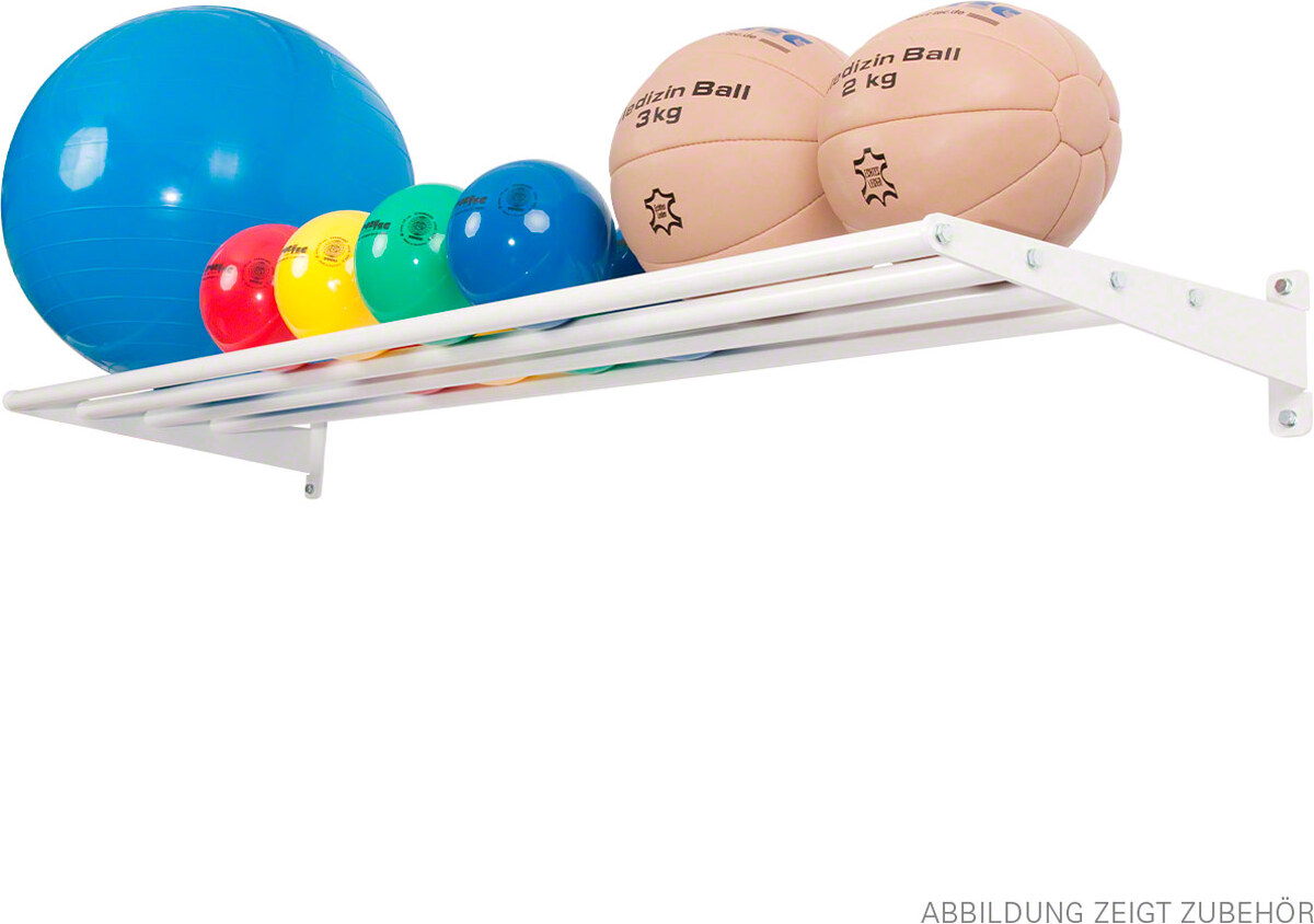 Wandhalterung, 175 cm, mit 4 Auflagestäben, Basismodul, 6-tlg.