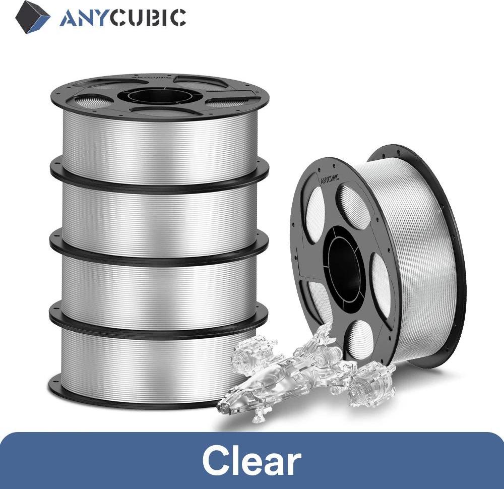 StarTech 3D-Drucker-Filament - PETG 1,75 mm - 5 kg - FDM - Hohe Schlagzähigkeit - Geringe Schrumpfung - Transparent Klar