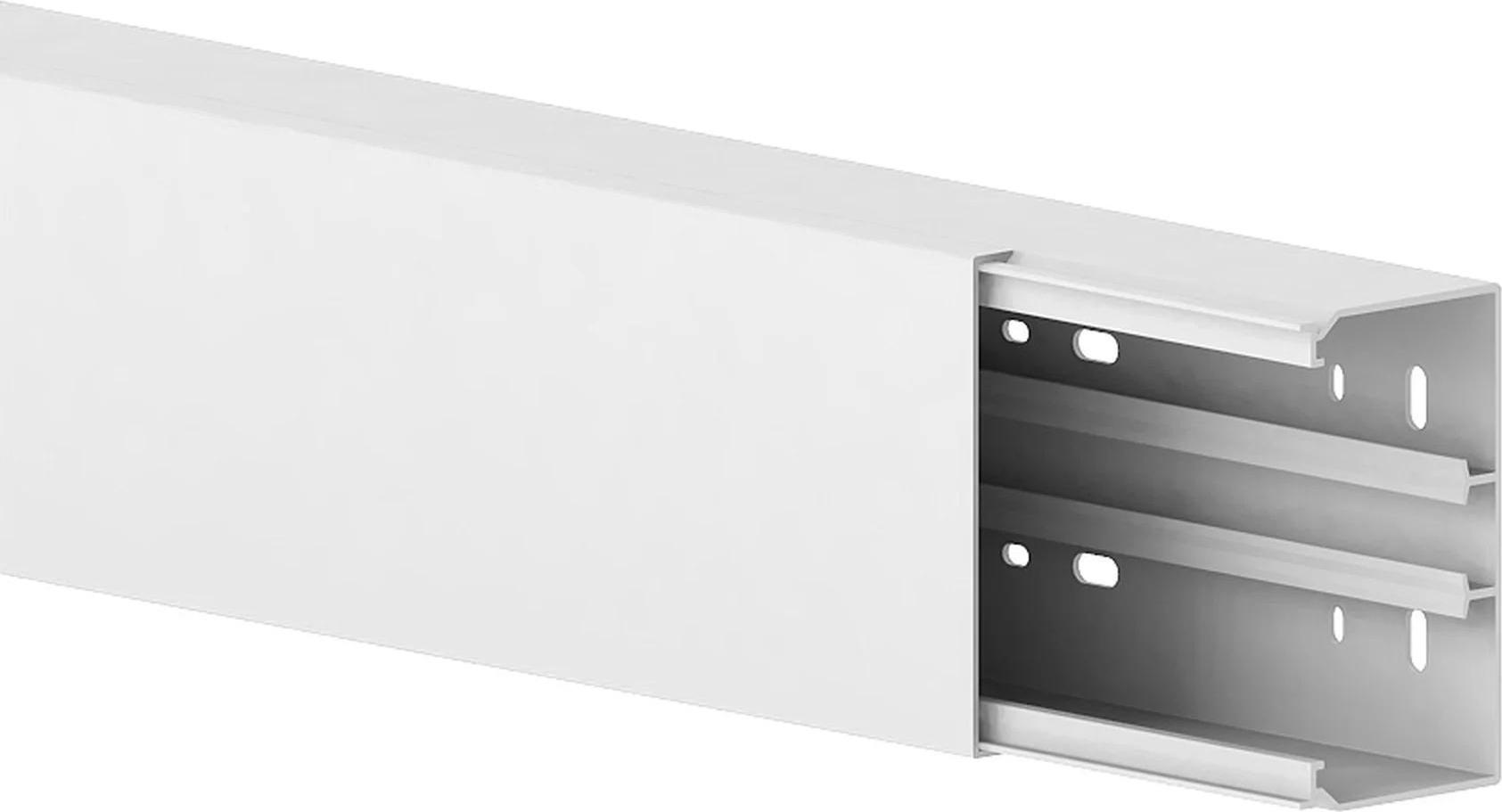 GGK GmbH & Co.KG GGK Fensterbankkanal 60x110 reinweiß RAL 9010, Stange mit 2m, 1 Stk. 11033