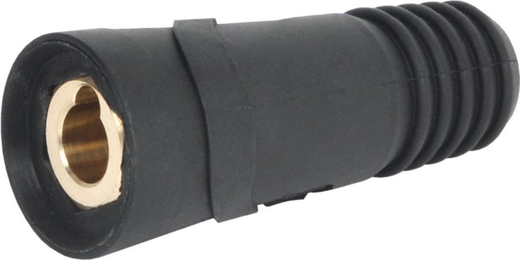 ELMAG SK-Buchsen/Kupplungen, 2 Stk. Pkg - SB, schwarz, 35/50/70mm², für Zapfen-Ø 13 mm 54619