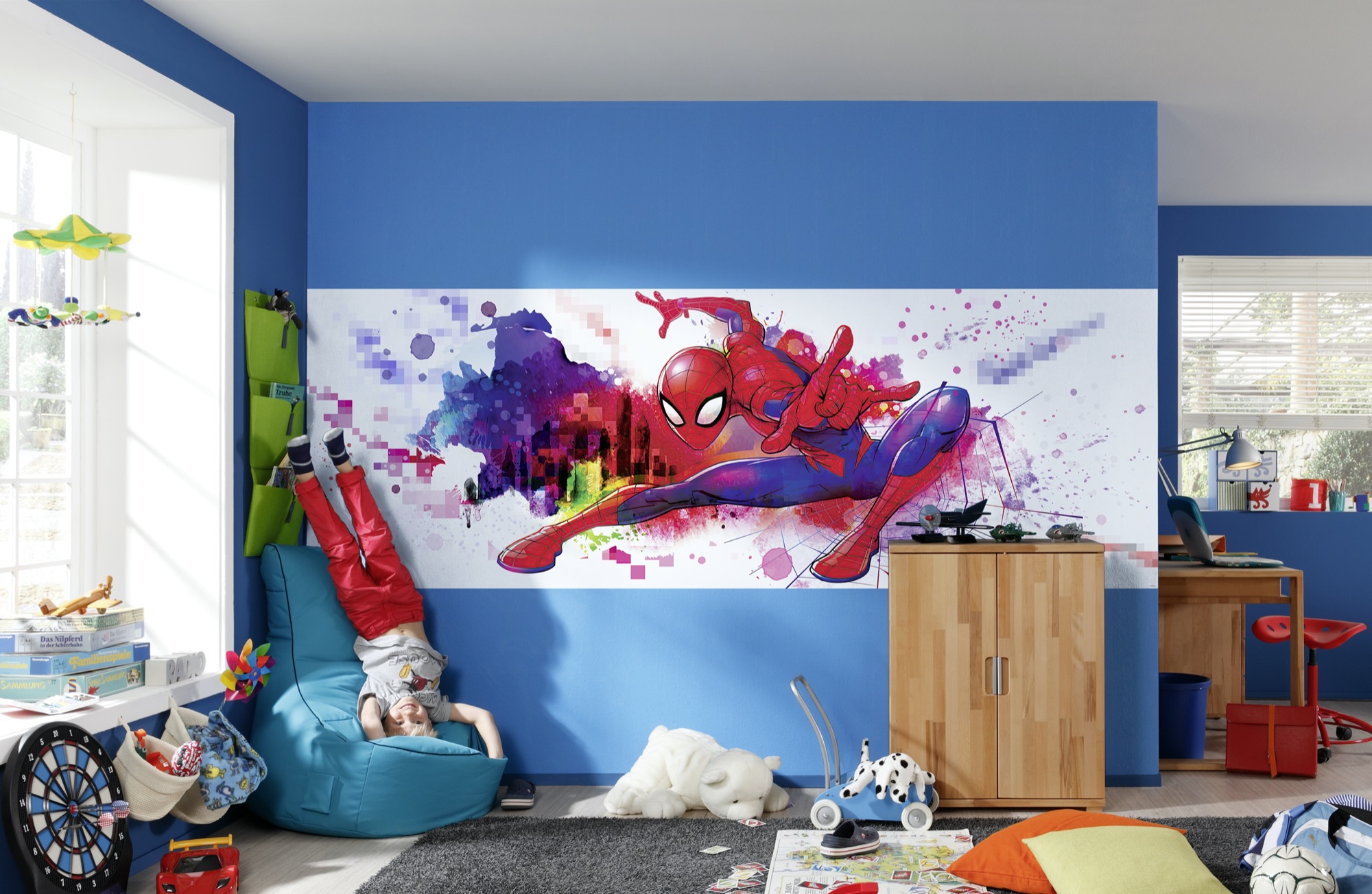 Spider Komar -Man Art Fototapete Graffiti -
