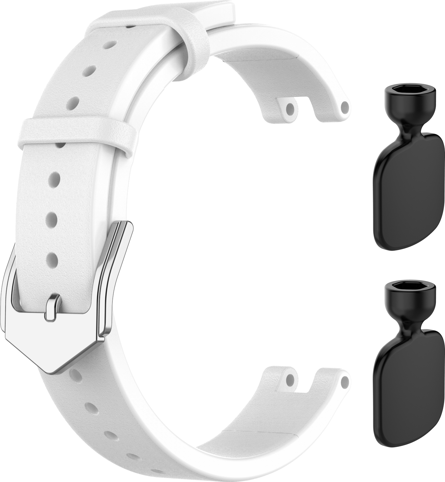 INF Náramok Garmin Lily z pravej kože Biely