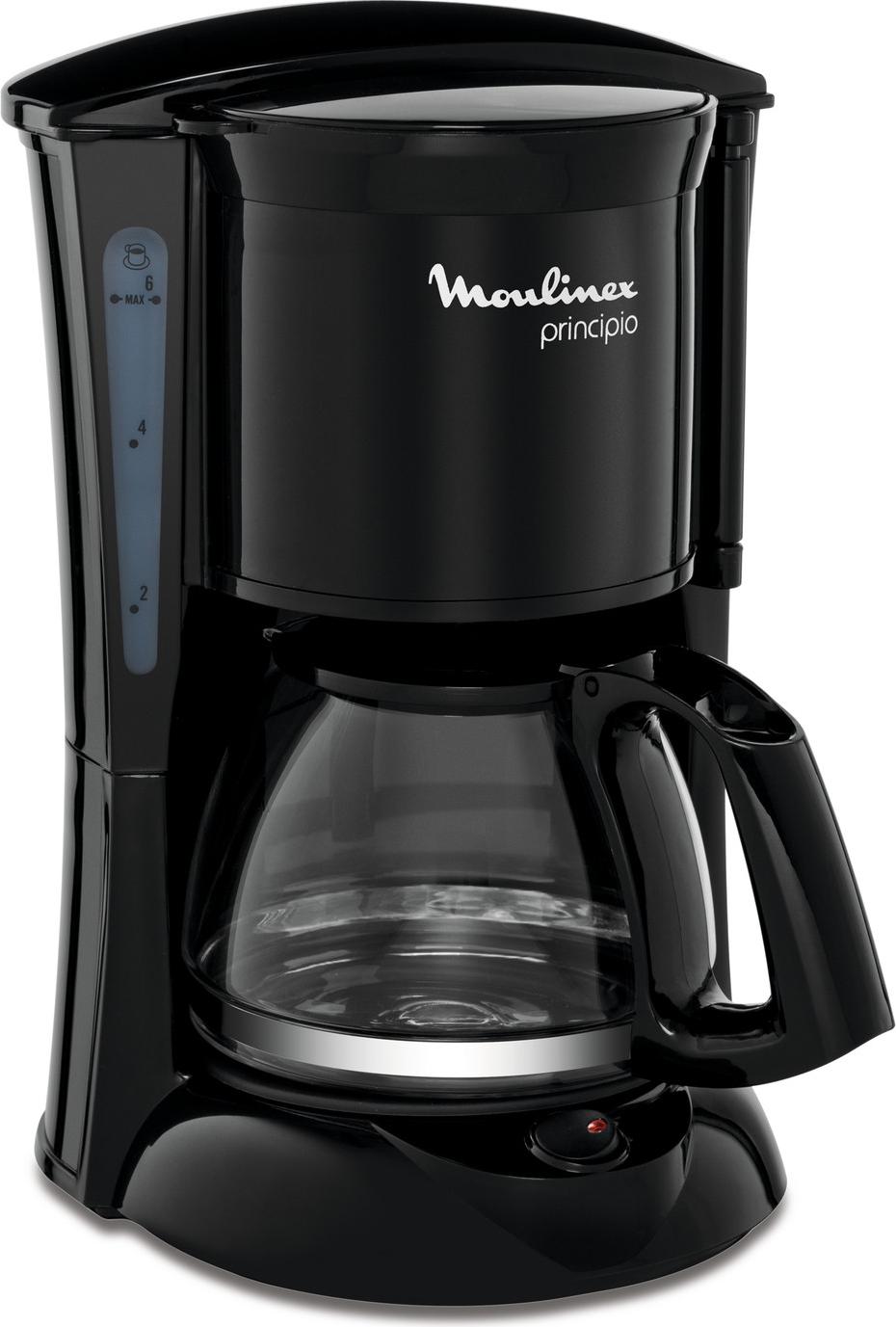 Moulinex FG1528, Kávovar, 0,6 L, Mletá káva, Čierna