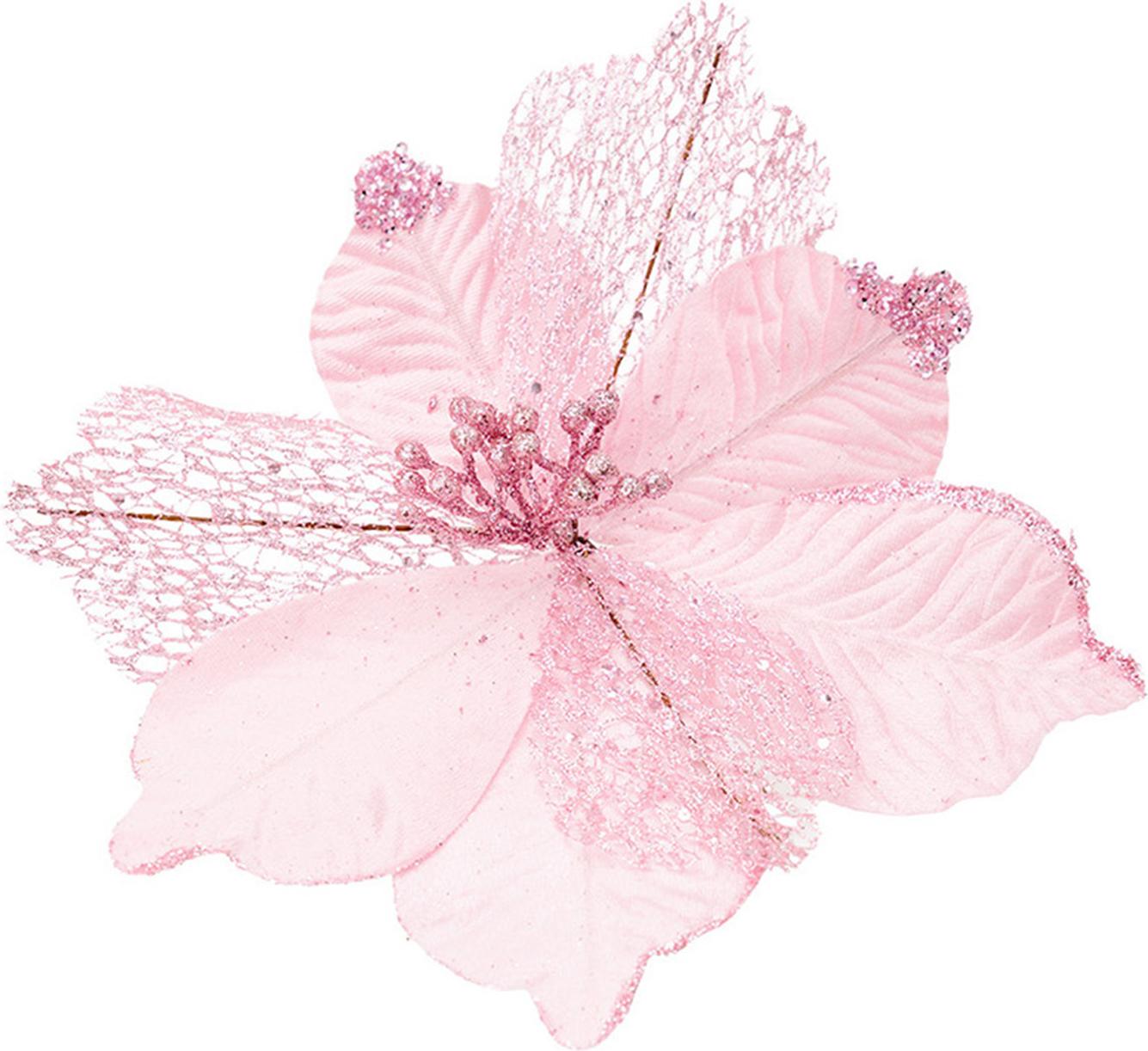 Bremen Künstliche Weihnachtssternblumen, Weihnachtsbaumkranz, DIY-Dekoration, Neujahrs-, Hochzeits- und Feiertagsdeko 4605940