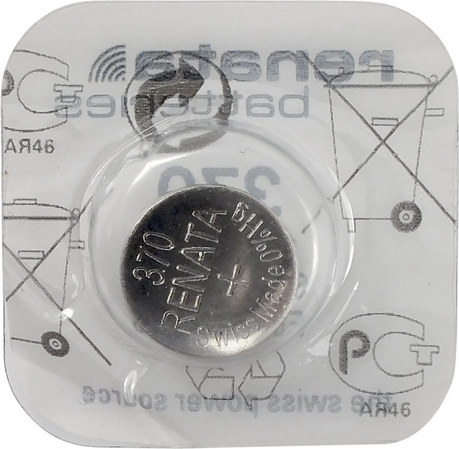 Batteria Per Orologio Renata 370 (SR920W), 1.5 V - Foto 2