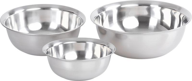 Schüssel MagicHome, Edelstahl, 18-22-26 cm, 3 Stk. Satz