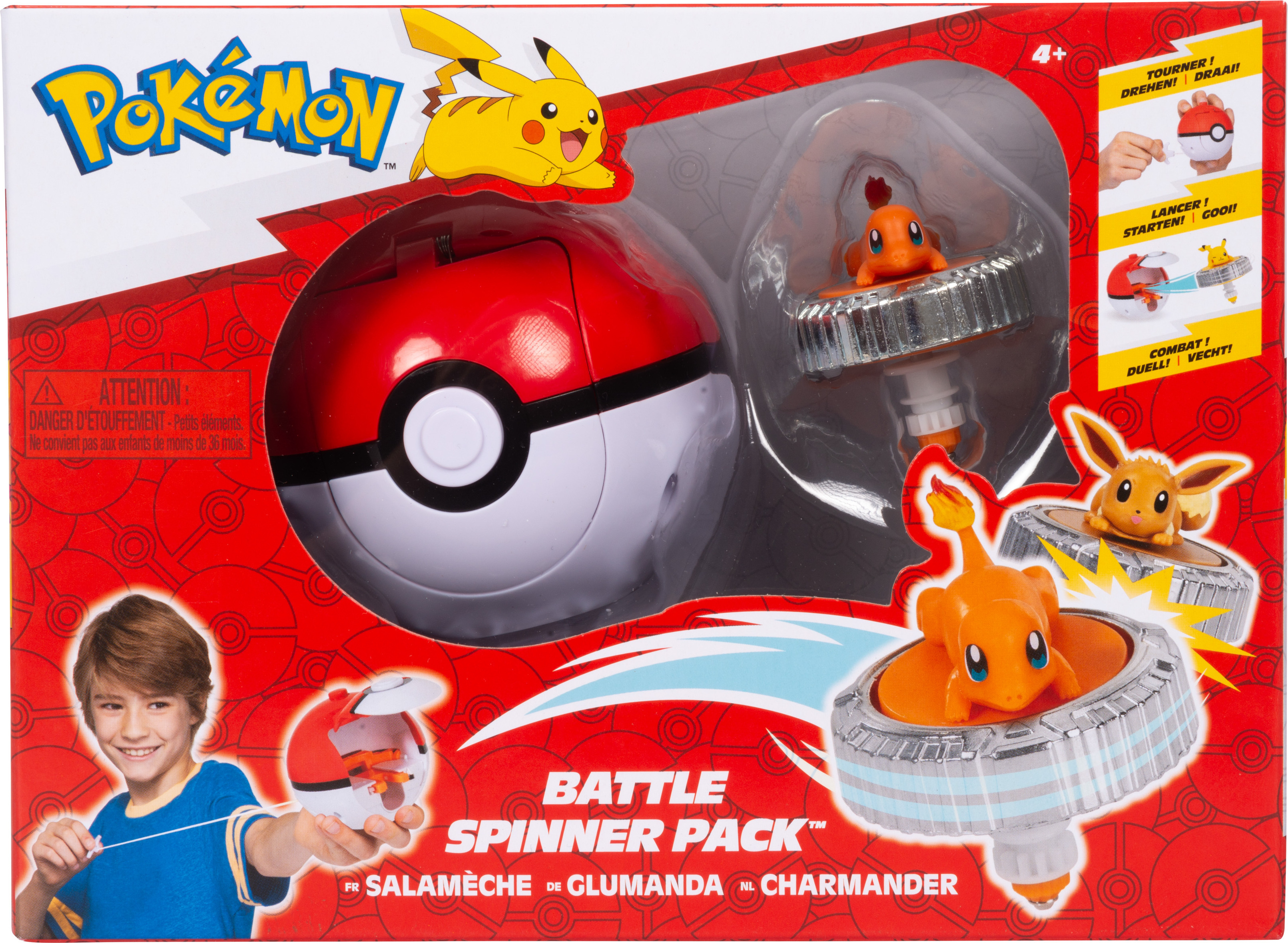 Jazwares Pokémon Glumanda & Pokéball Kampfkreisel-pack One Size 110