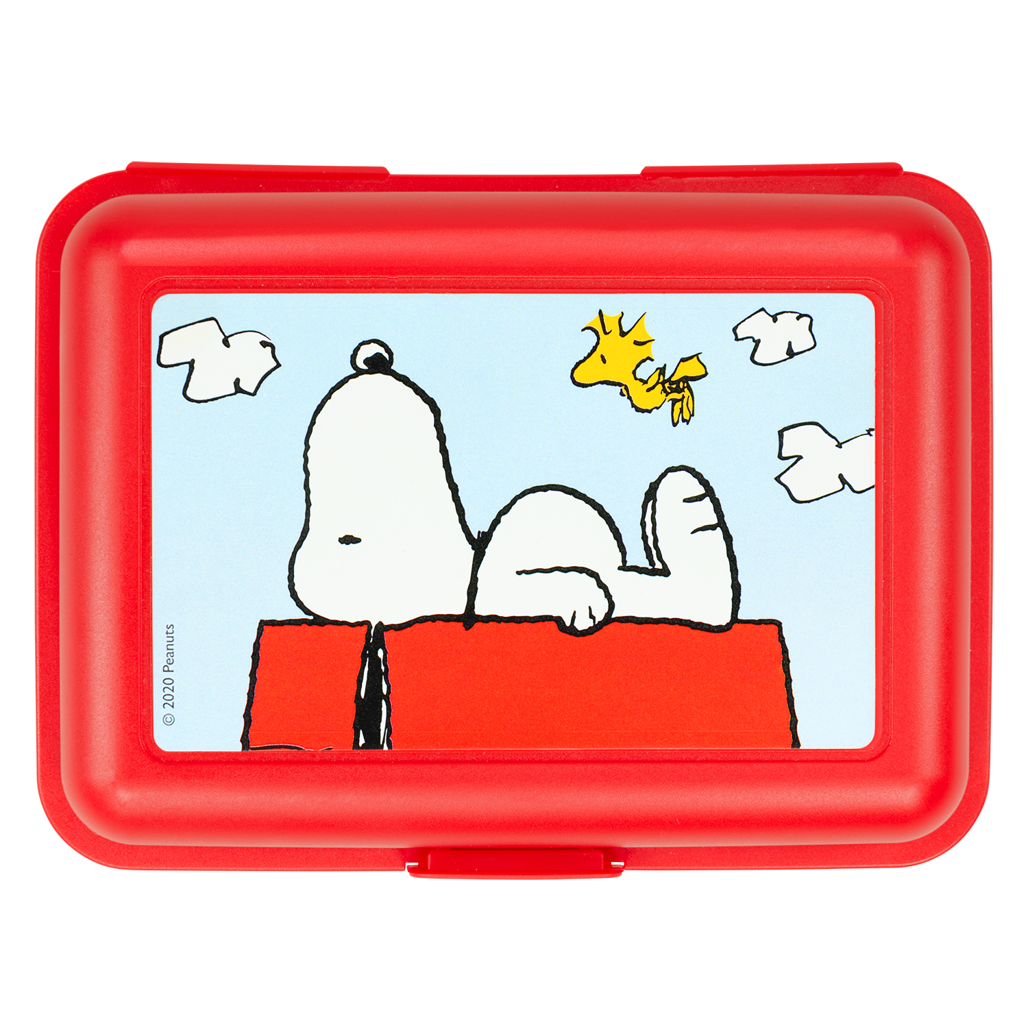 The Peanuts Brotdose Snoopy Collection Hab ich Dich hab ich Alles Lunchbox Butterbrotdose mit Trennwand trennbare Fächer Weiß 