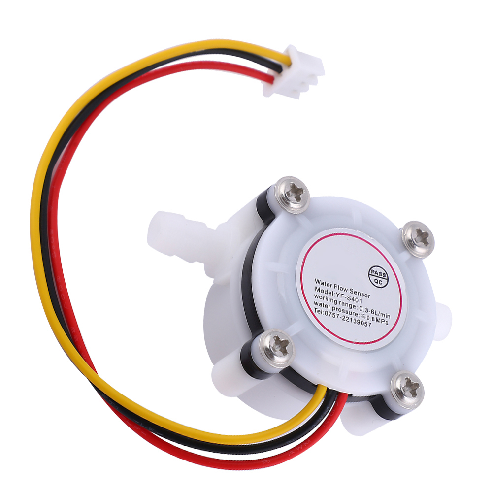 Cocosity Wasserdurchflusssensor, Wasserhallendurchflusssensor, YF-S401 Wasserdurchflusssensor, Wasserdurchflusssensorsteuerung, Durchflusssensor