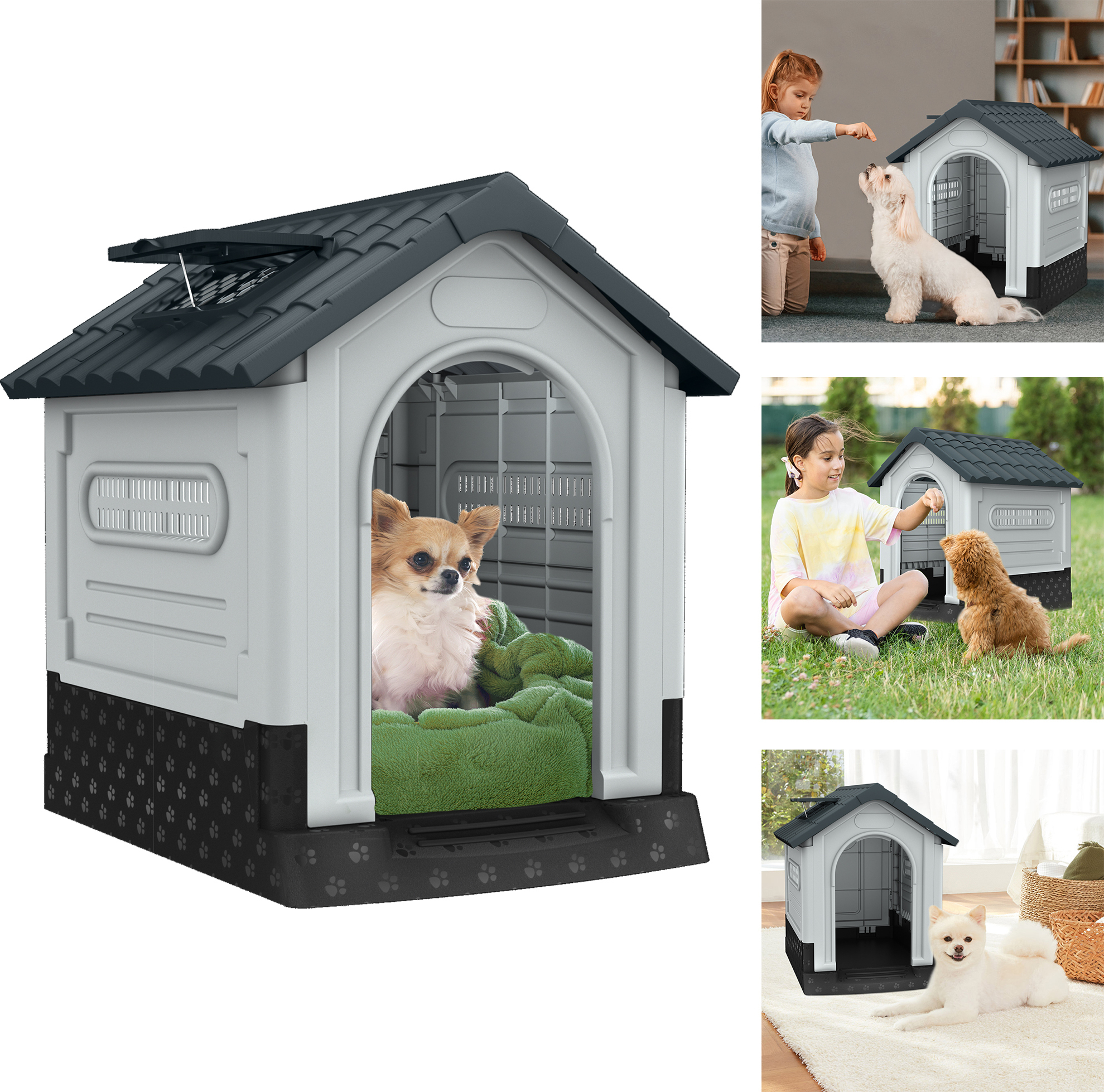 Barelove 2-in-1 Haustierbett Faltbar – Für Katzen/Hunde Bis 7 Kg, Weich, Waschbar, Rutschfest