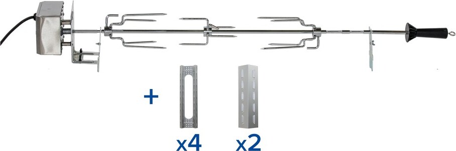 Univerzálna sada elektrických grilovacích špízov Campingaz série 3-4, nosnosť 3 kg