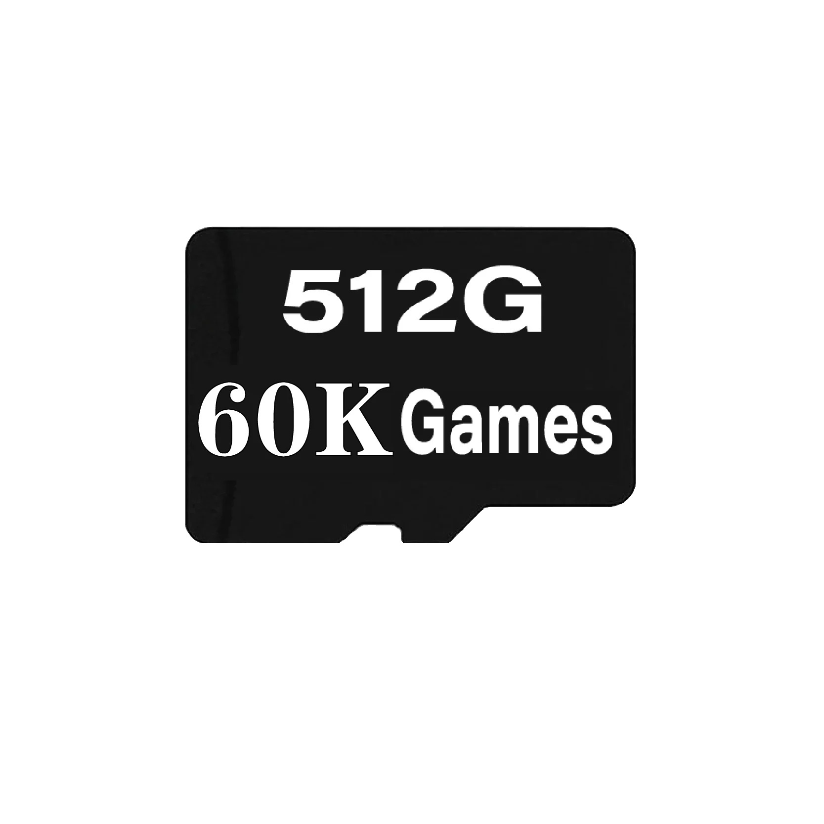 Pamäťová karta Retroid Pocket 4 Pro, kapacita 60 000 hier, kompatibilná so systémami PS2 a PSP, pamäťová karta 512G 60k