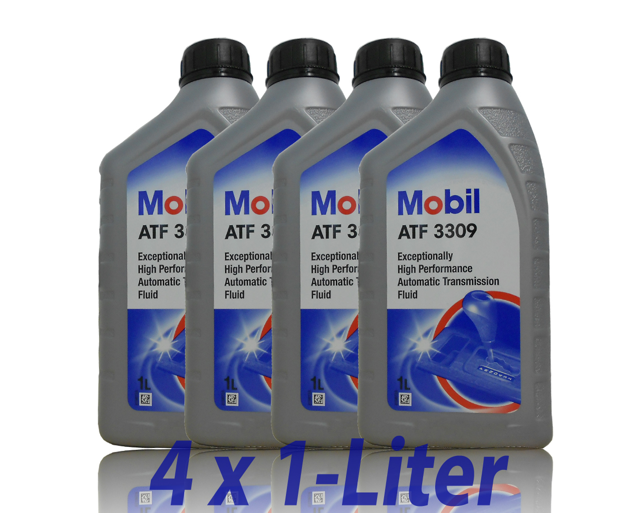 Mobil ATF 3309 Automatikgetriebeöl für schlupfgeregelte Automatikgetriebe 4x 1 Liter