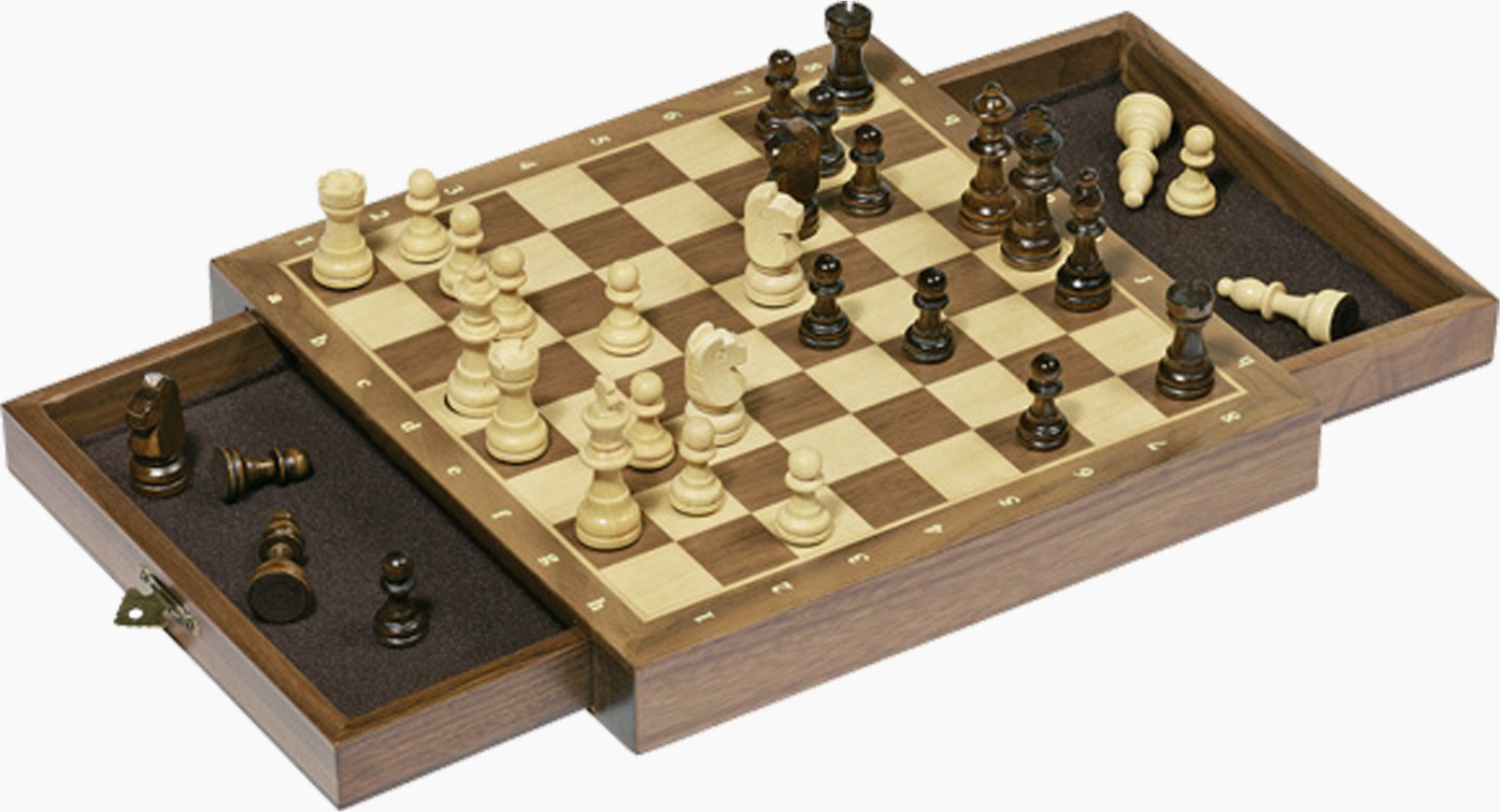Gollnest & Kiesel Magnetisches Schachspiel mit Schubladen 8656919