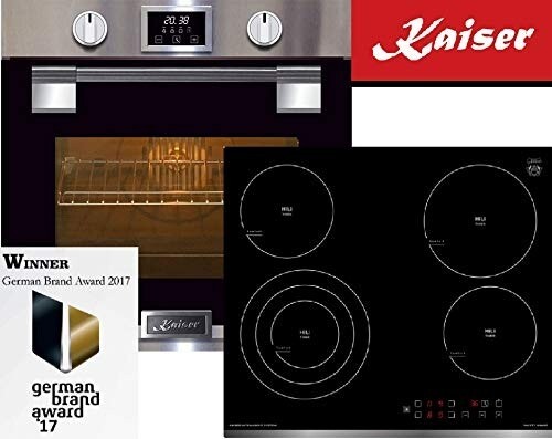Autarkes Herd Set Kaiser/Kaiser EH 6337 Pyrolyse Einbaubackofen /79L/ Kaiser KCT 6703 EH 6337, KCT 6703 F