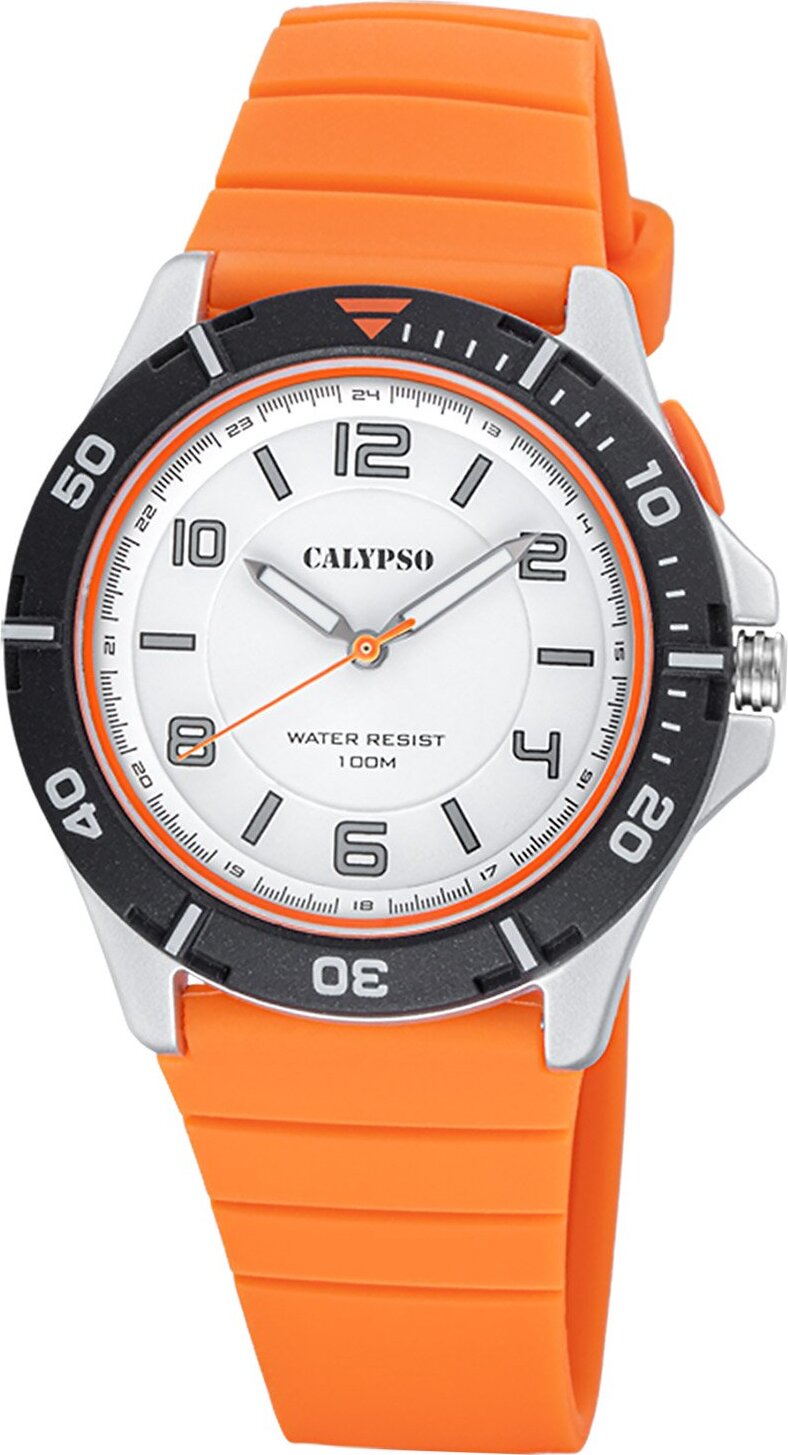Náramkové hodinky Calypso K5857/3 Quartz Orange/White