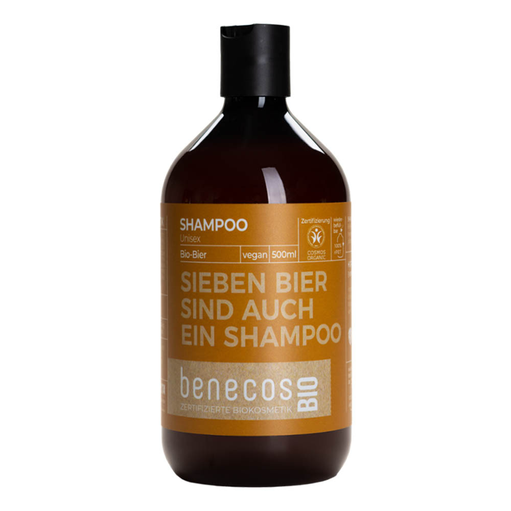 Benecos Shampoo Unisex Bier SIEBEN BIER SIND AUCH EIN SHAMPOO - 500ml 6452_1080