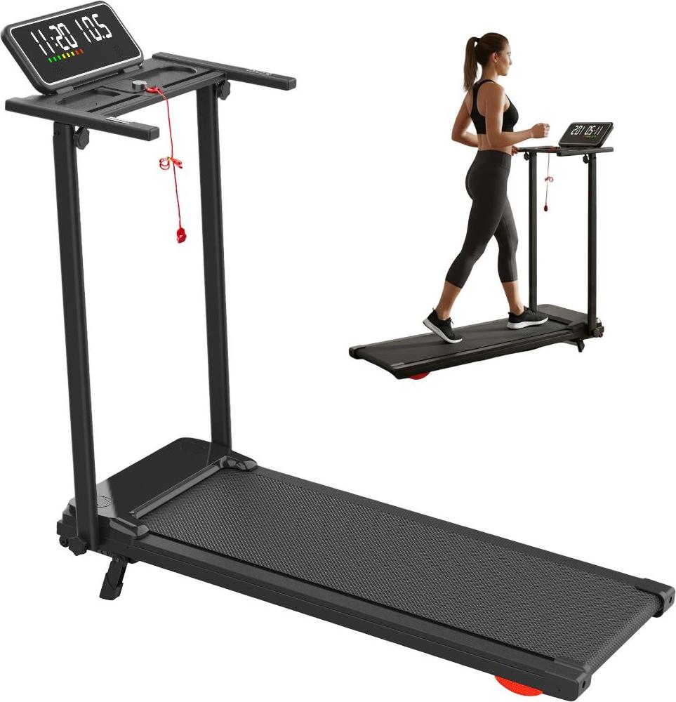 Skladací elektrický bežecký pás na doma | 12 km/h | Aplikácia a Bluetooth