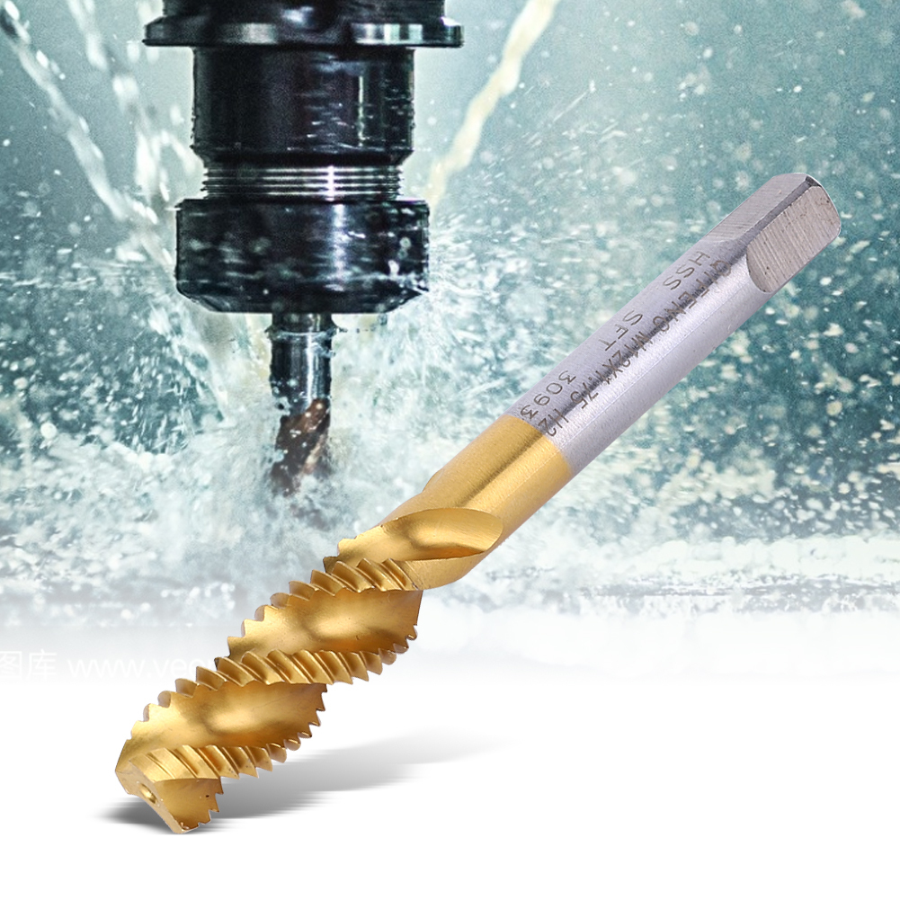Cocosity Spiralgewindebohrer,Gewindebohrer,Gewindebohrer,M12 Gewindebohrer,Handwerkzeug