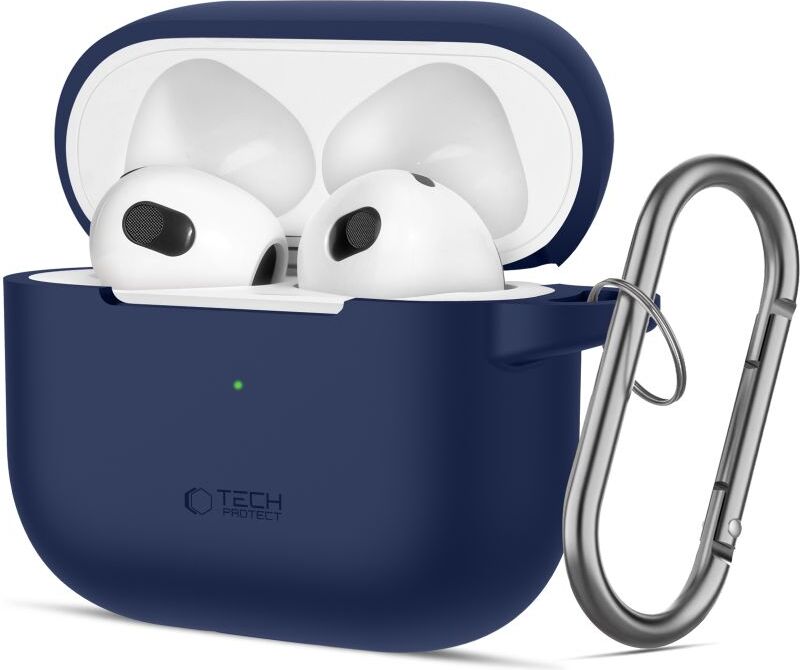 Tech-Protect Silikónový háčik Apple Airpods 3 námornícka modrá