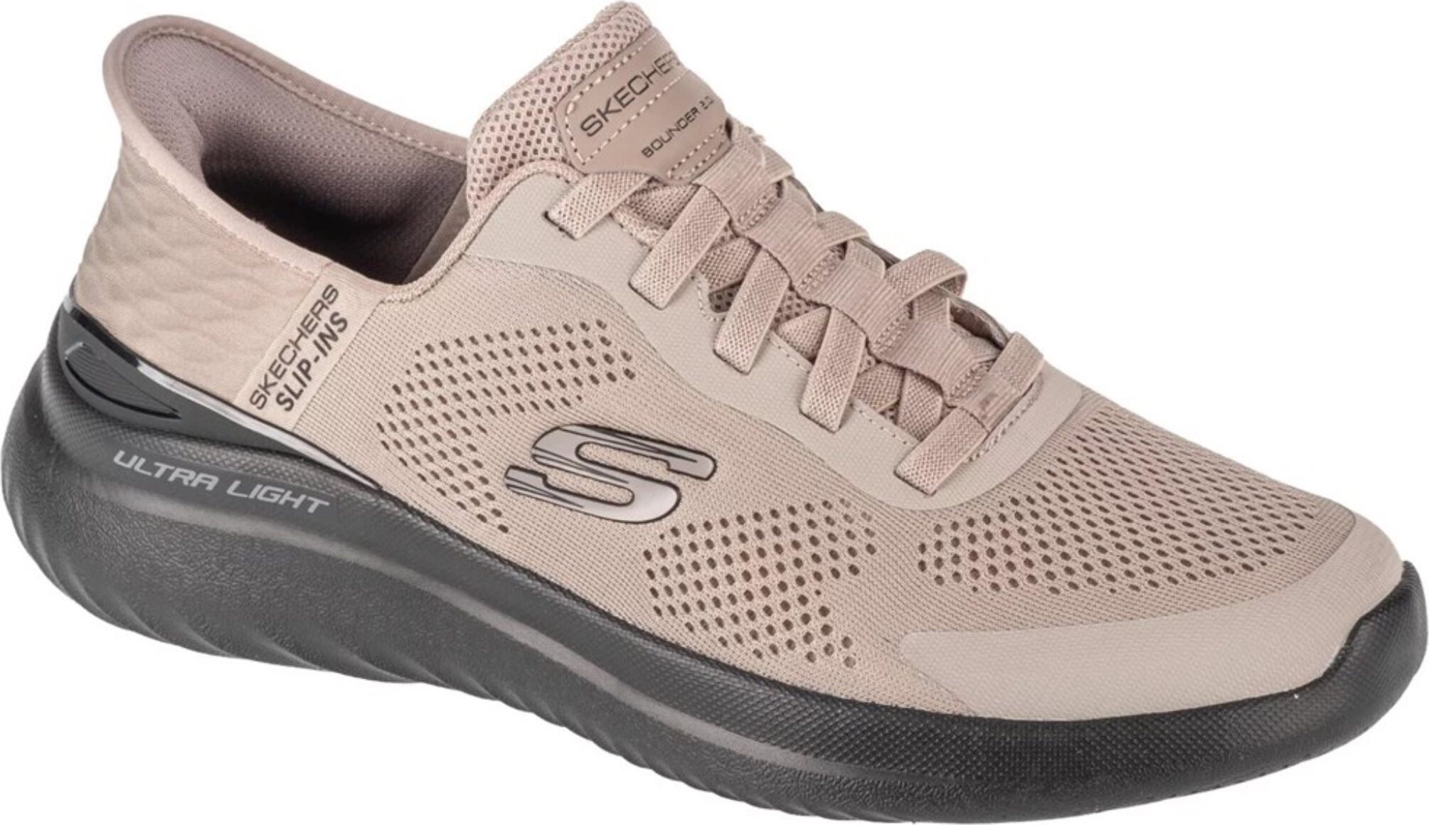 Skechers Slip-ins Bounder 2.0. Aufgetaucht 232459-TPBK Taupe Schwarz - EU 41 232459-TPBK_41
