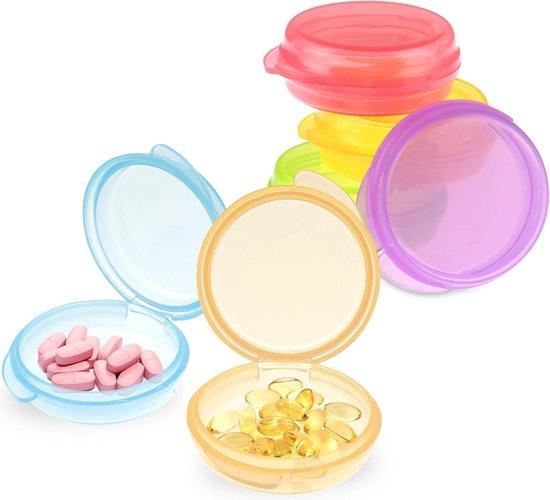 OEM Mini-Vitamine-Organizerbox - Reis- und Tagesvitamineinhalter - BPA-frei - Fischleberöl - 6 Stück 2026