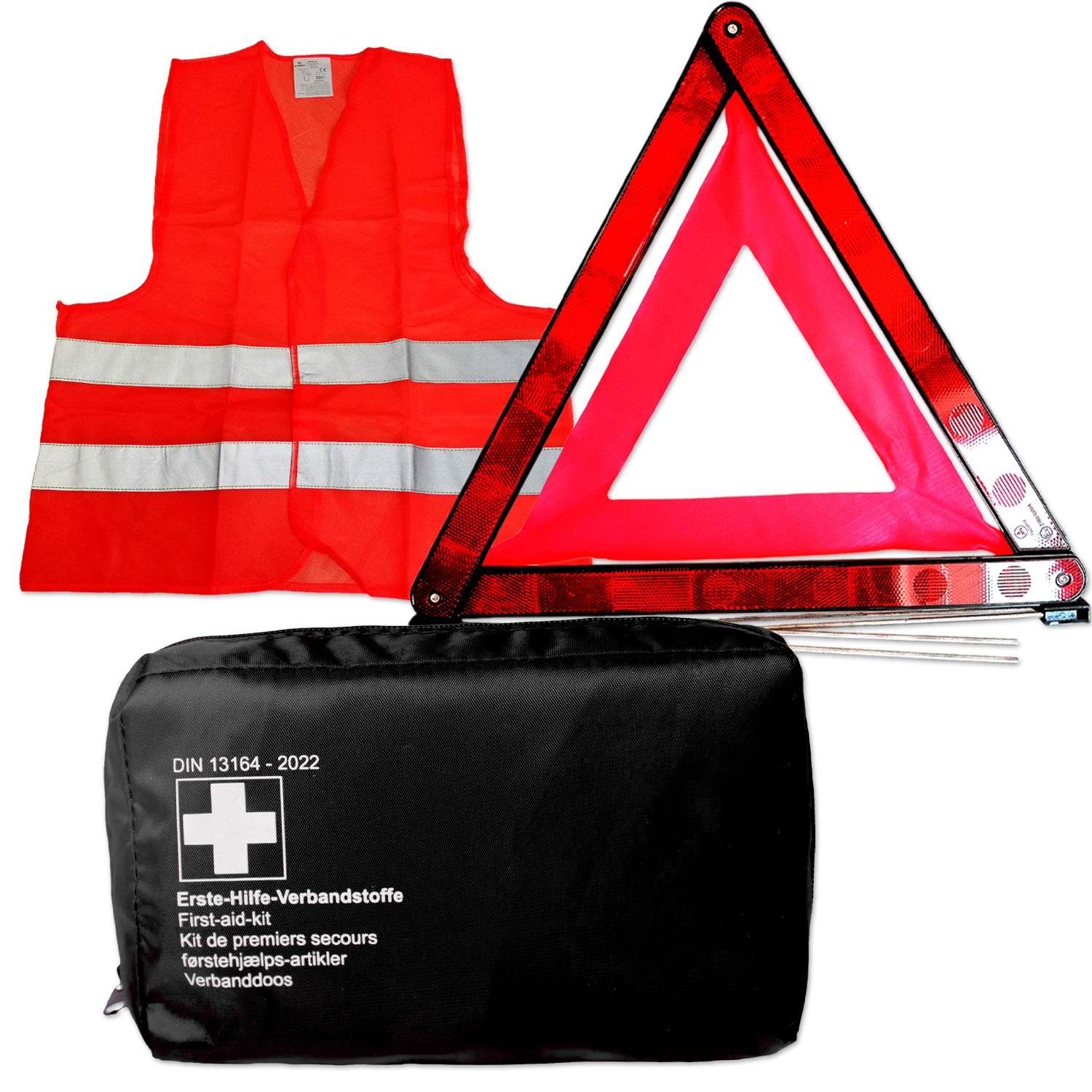 Verbandstasche Erste Hilfe DIN 13164 Unfall Panne First Aid