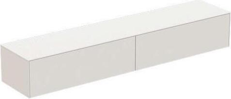 Ideal Standard Waschtischplatte CONCA ohne Ausschnitt, 2387x505mm weiß matt weiß matt TV787Y1