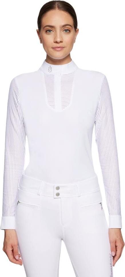 Samshield Faustine Turniershirt Damen SAM-W-FAUSTINE-PERM/WHT/M