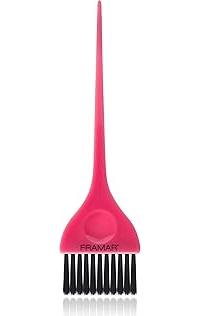 FRAMAR Haarfärbepinsel Friseur Bürste - Pinsel Haare Färben, Haarfärbeset, Haare Färben Zubehör, Haarfarbe Pinsel, Haarfarbe Strähnchen Set, Färbepinsel Haare, Friseur Zubehör, Haarfarbe Zubehör Rosa