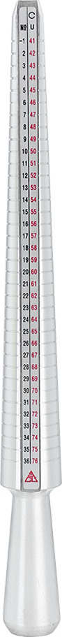 Cocosity Ringdorn, Ring Messwerkzeug, Ringmessgerät, Aluminiumlegierung Ringdorn, Schmuck Messwerkzeug