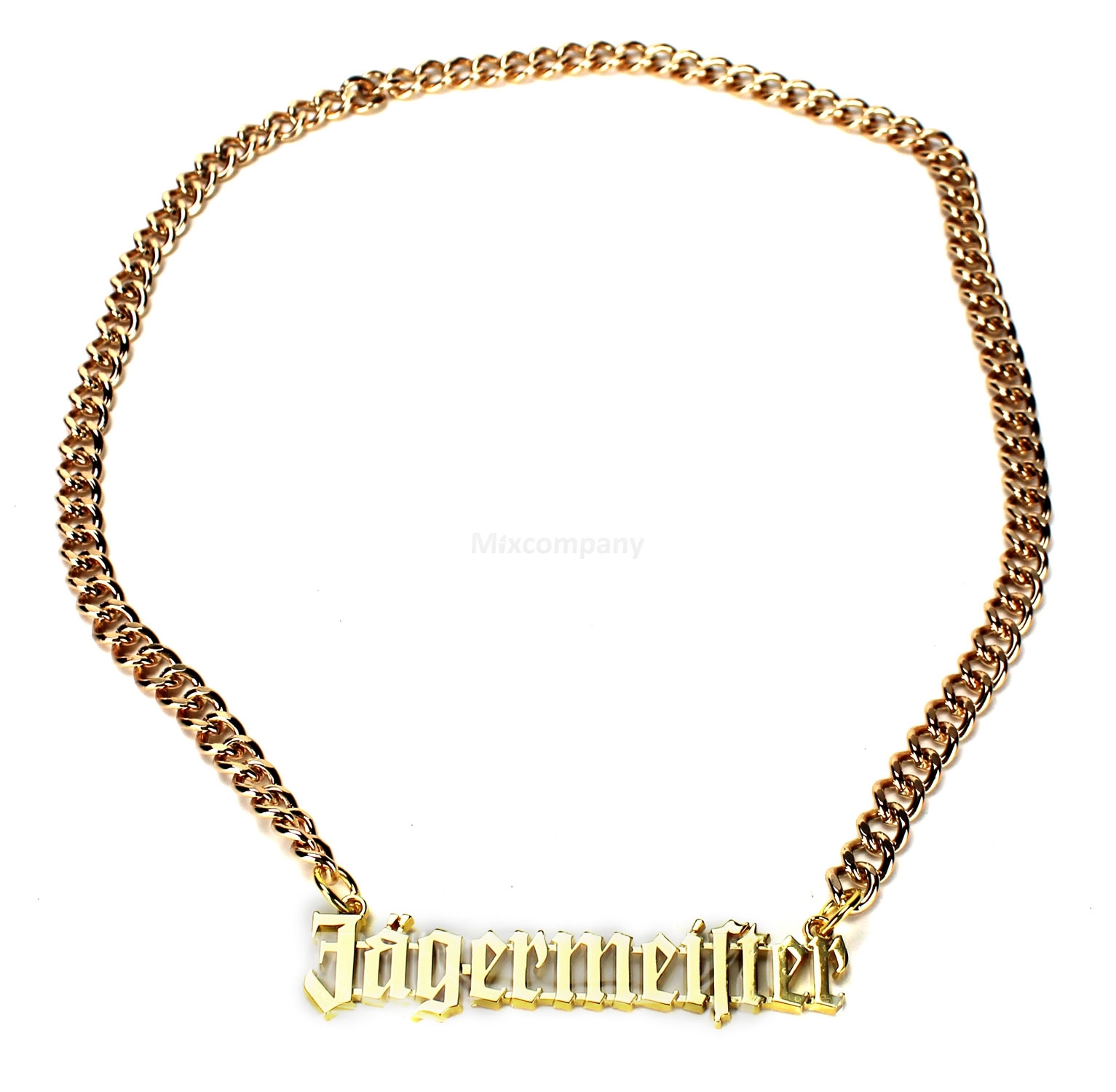 *NEU* Jägermeister Goldkette Halskette Kette aus Metall Bar Reklame 