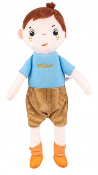 balibazoo Stoffpuppe 30cm, Vojta, braunes Haar