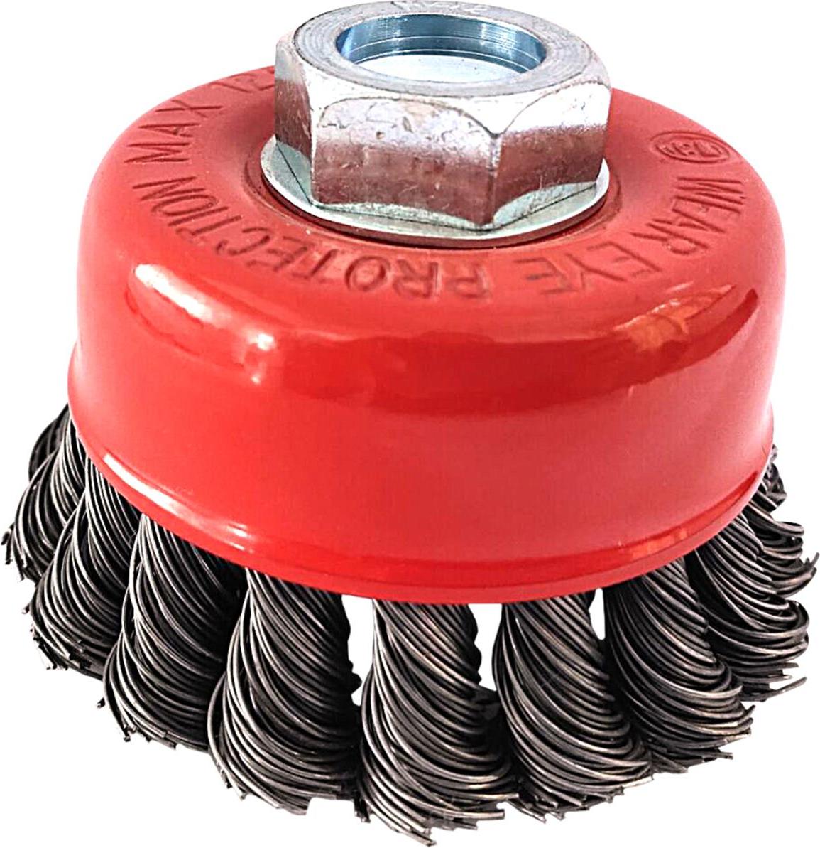 KS Tools Stahldrahttopfbürste 0,5 mm, Ø 80 mm 340.0023