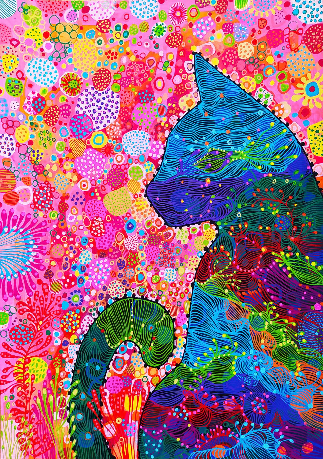 ENJOY Wandering Cat Puzzle 3000 Teile 02128