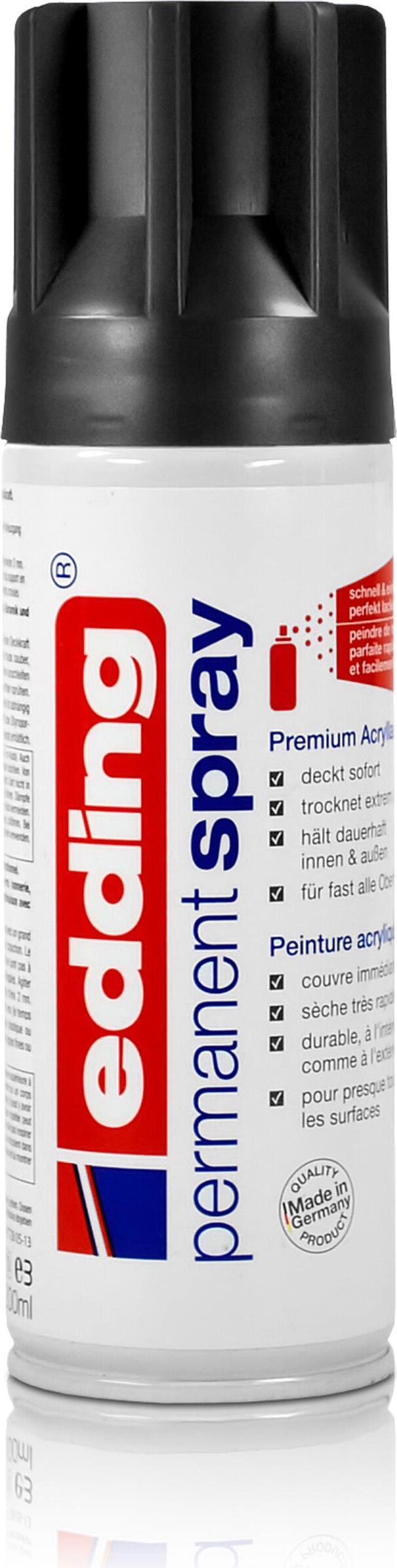 5 Dosen Sprühlack Schwarz Hochglänzend – Tiefschwarz, 400ml, Für Autos & Mehr