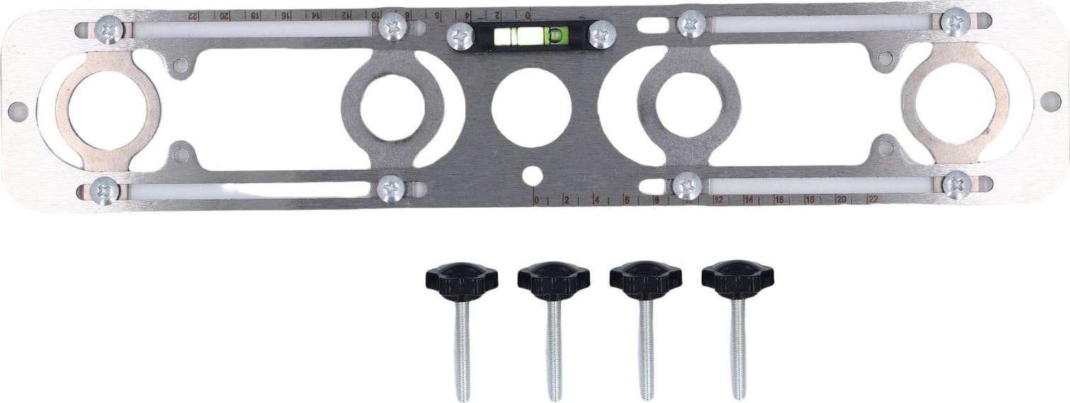 TWO TREES Richtwerkzeug für Warm- und Kaltwasserrohre, Edelstahl-Richtwerkzeug für Wasserrohre, Werkzeug zur Positionierung von Duschköpfen