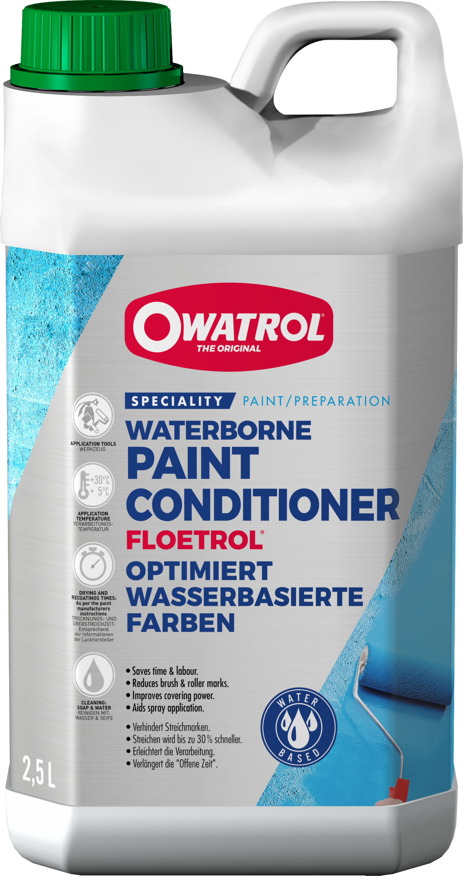 Additiv für Emulsionsfarben - Floetrol - 2,5 l - Owatrol 13022