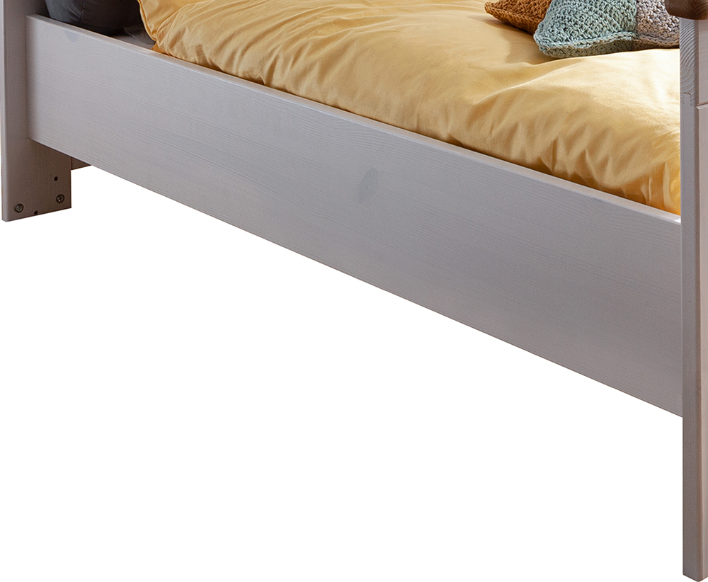 Lomadox Junior Bettseiten Kiefer weiß, KOLOMEA-69 1040650801