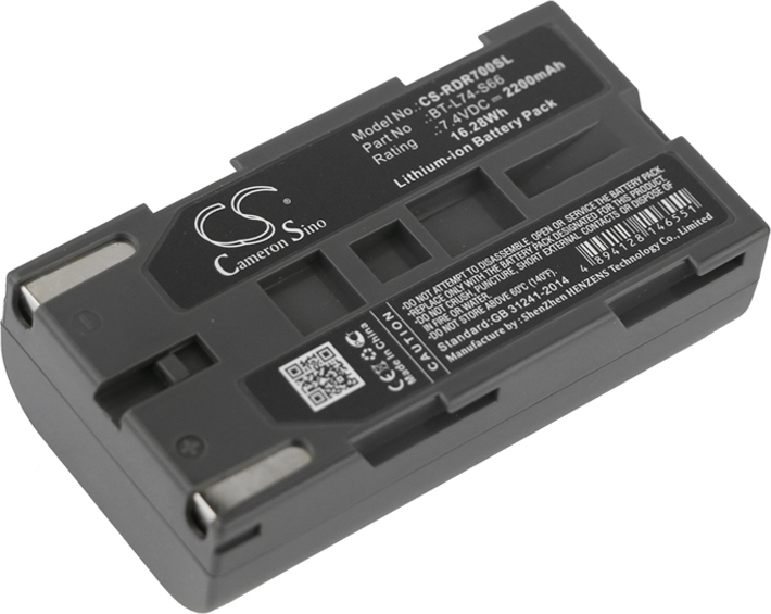 TECHTEK Akku Kompatibel mit [South] 9600, H66, RTK GPS, RTK GPS S82, S82, S82E, S82T, S82V, S86, S86T, für [Huepar] Crossline Laser 602CG, Crossline