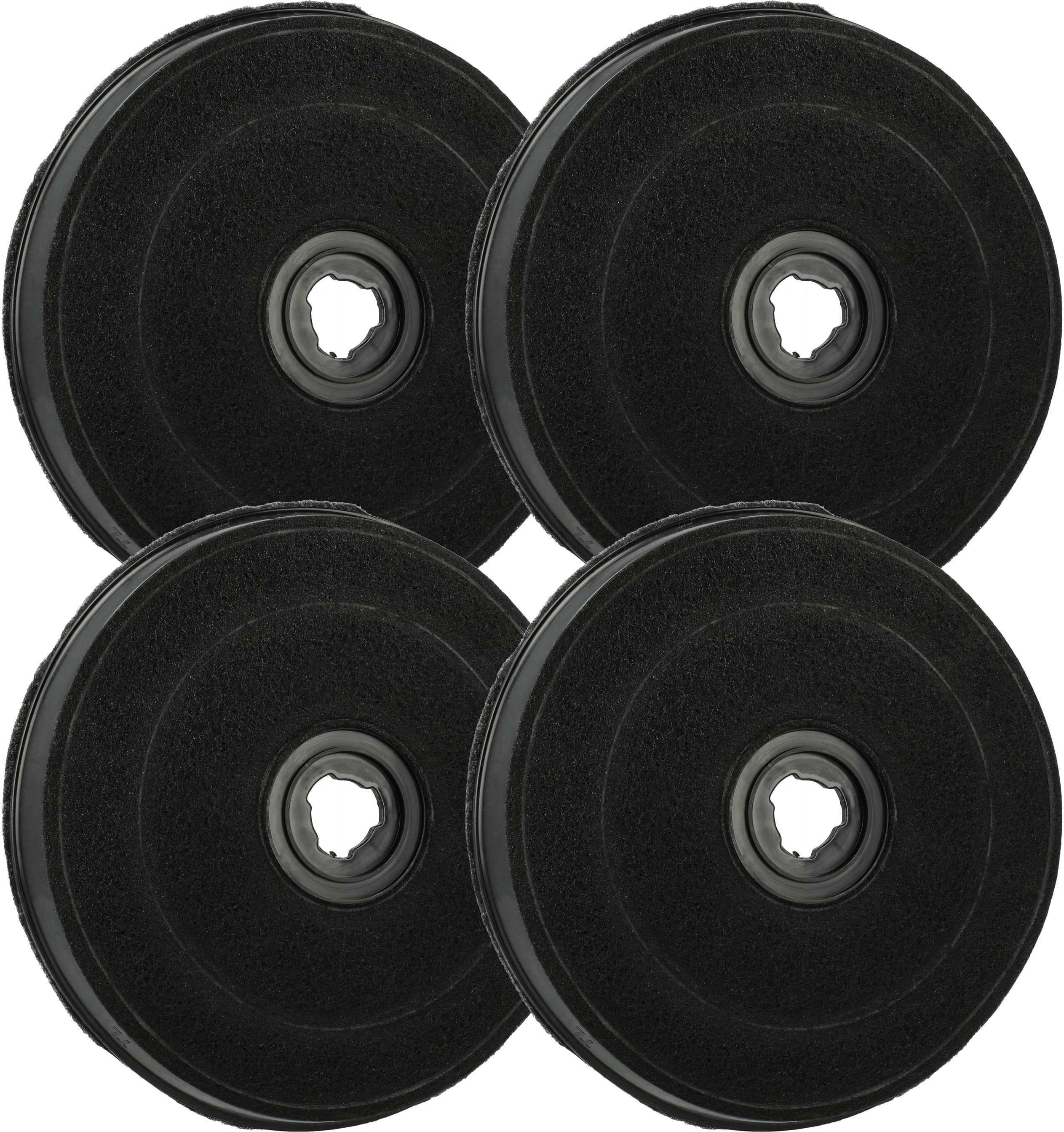 vhbw 4x Aktivkohlefilter kompatibel mit Bauknecht FAC509, TypEFF54 Dunstabzugshaube - 23 cm 181777586-15