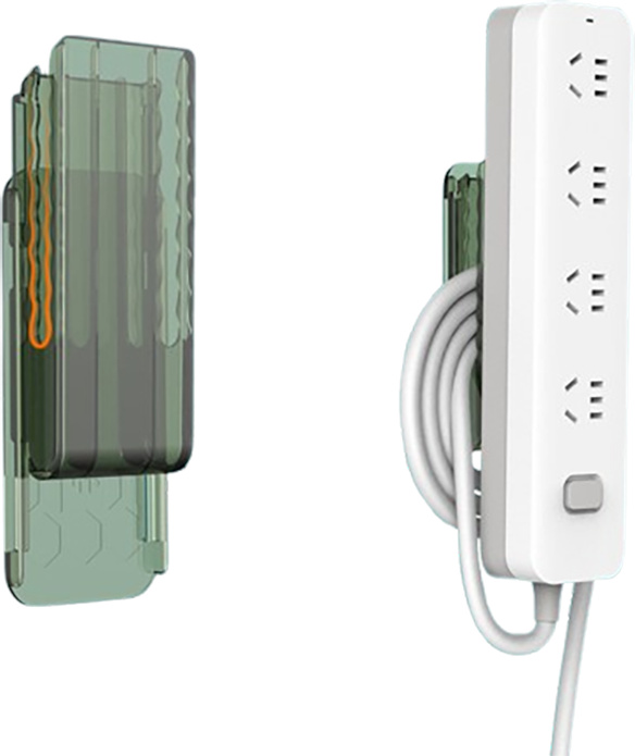 INF Steckdosenleisten-Fixator Grün 346978